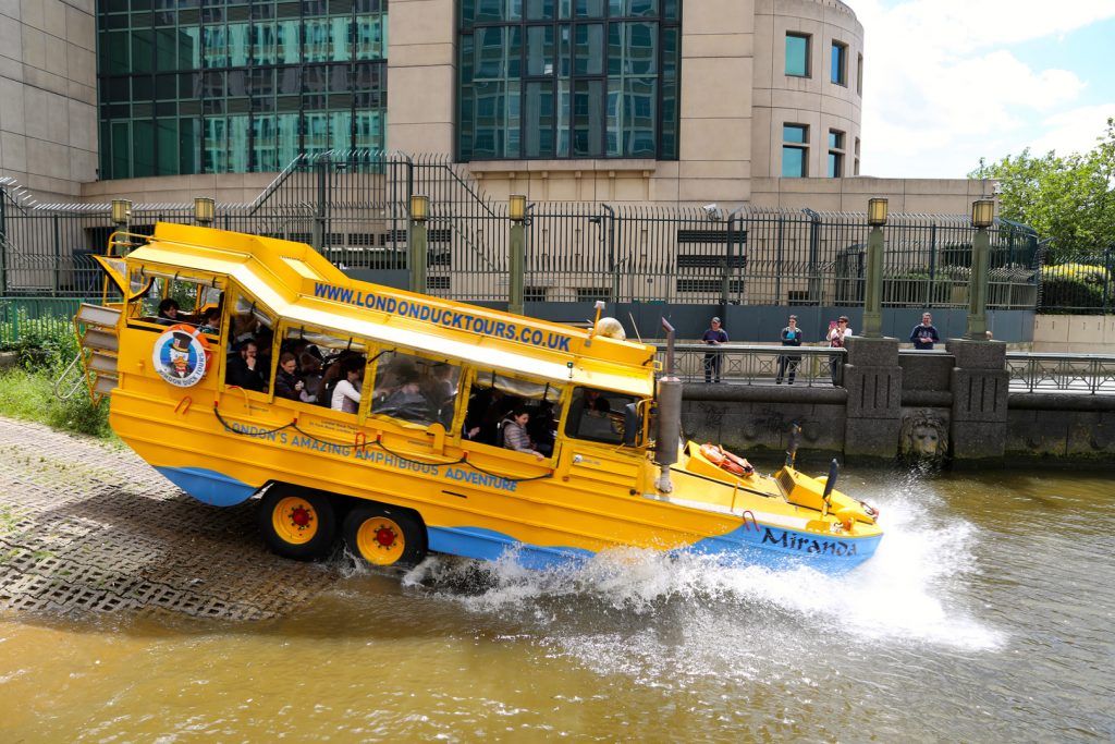 London Duck Tours Exciting Amphibious Tours of London