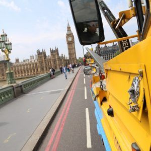 big ben viewed from a duck tour