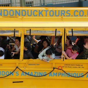 customers on london duck tour